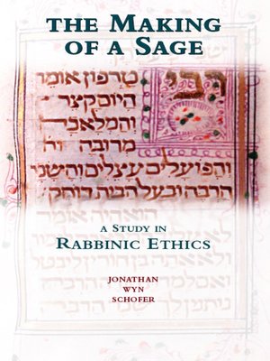 cover image of The Making of a Sage